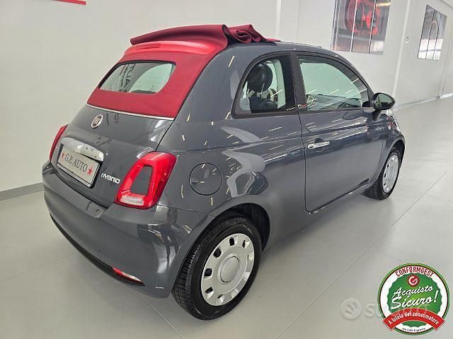 Usata Fiat 500C 69 CV (50 kW) 2022 Grigio Cabrio