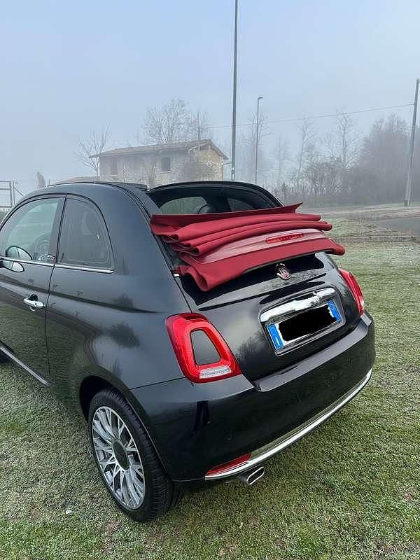 Usata Fiat 500C Lounge 69 CV (50 kW) 2020 Nero Cabrio
