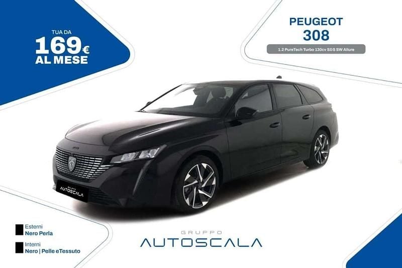 Usata Peugeot 308 Allure 131 CV (96 kW) 2024 Nero perla Station wagon