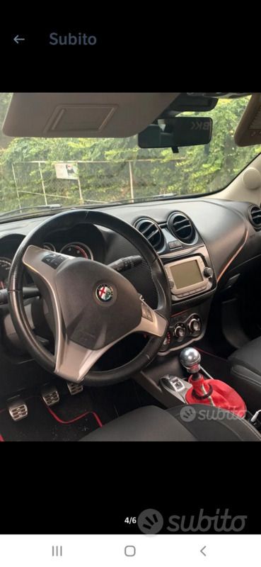 Usata Alfa Romeo MiTo 120 CV (88 kW) 2013 Nero Utilitaria