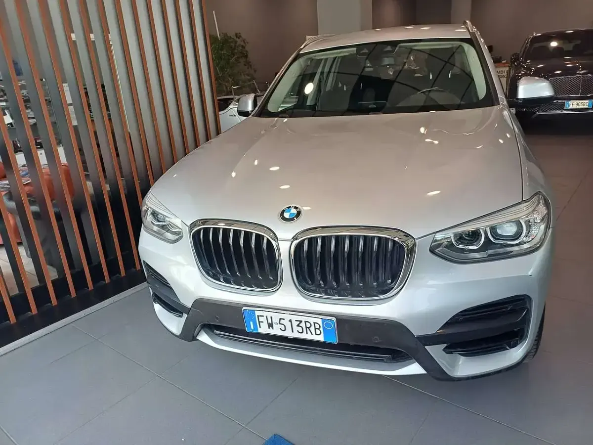 Usata BMW X3 Advantage 190 CV (139 kW) 2019 Argento SUV