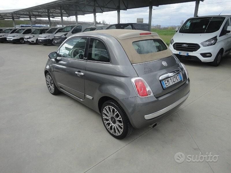 Usata Fiat 500 Lounge 2012 Grigio Cabrio