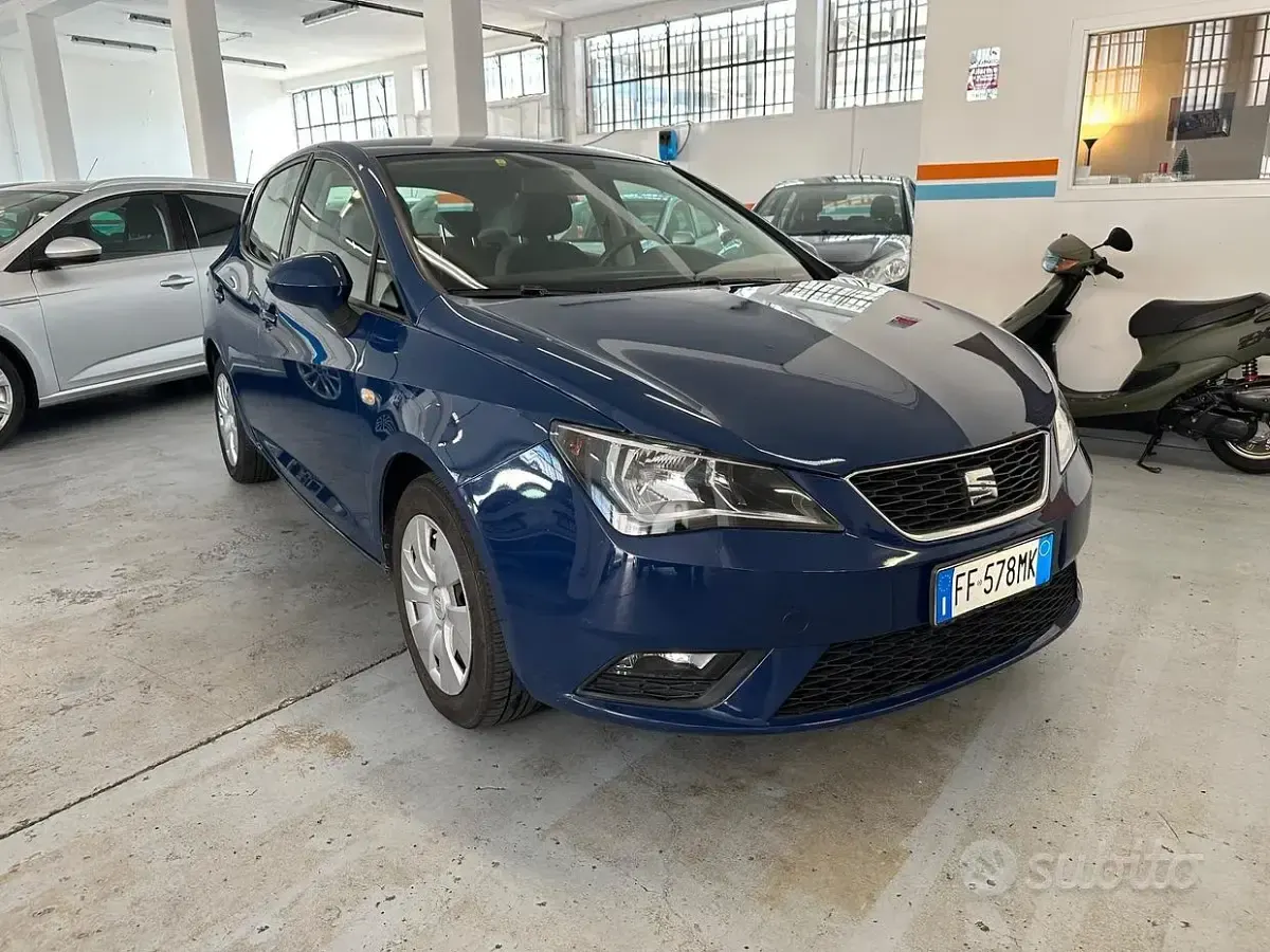 Usata Seat Ibiza Style 75 CV (55 kW) 2016 Blu Berlina