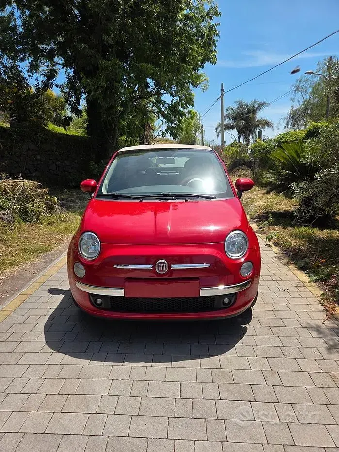 Occasion Fiat 500C Lounge 69 ch (50 kW) 2013 Rouge Cabriolet
