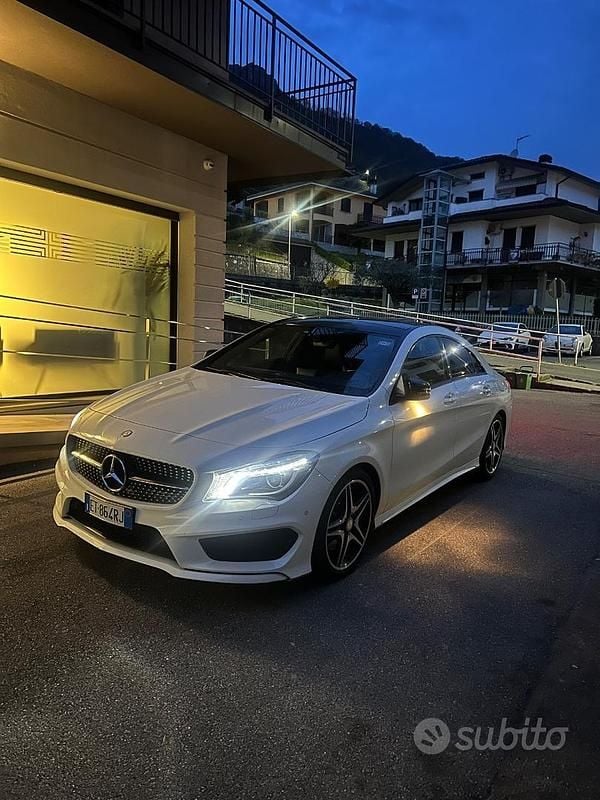 Usata Mercedes CLA220 170 CV (125 kW) 2013 Bianco Berlina