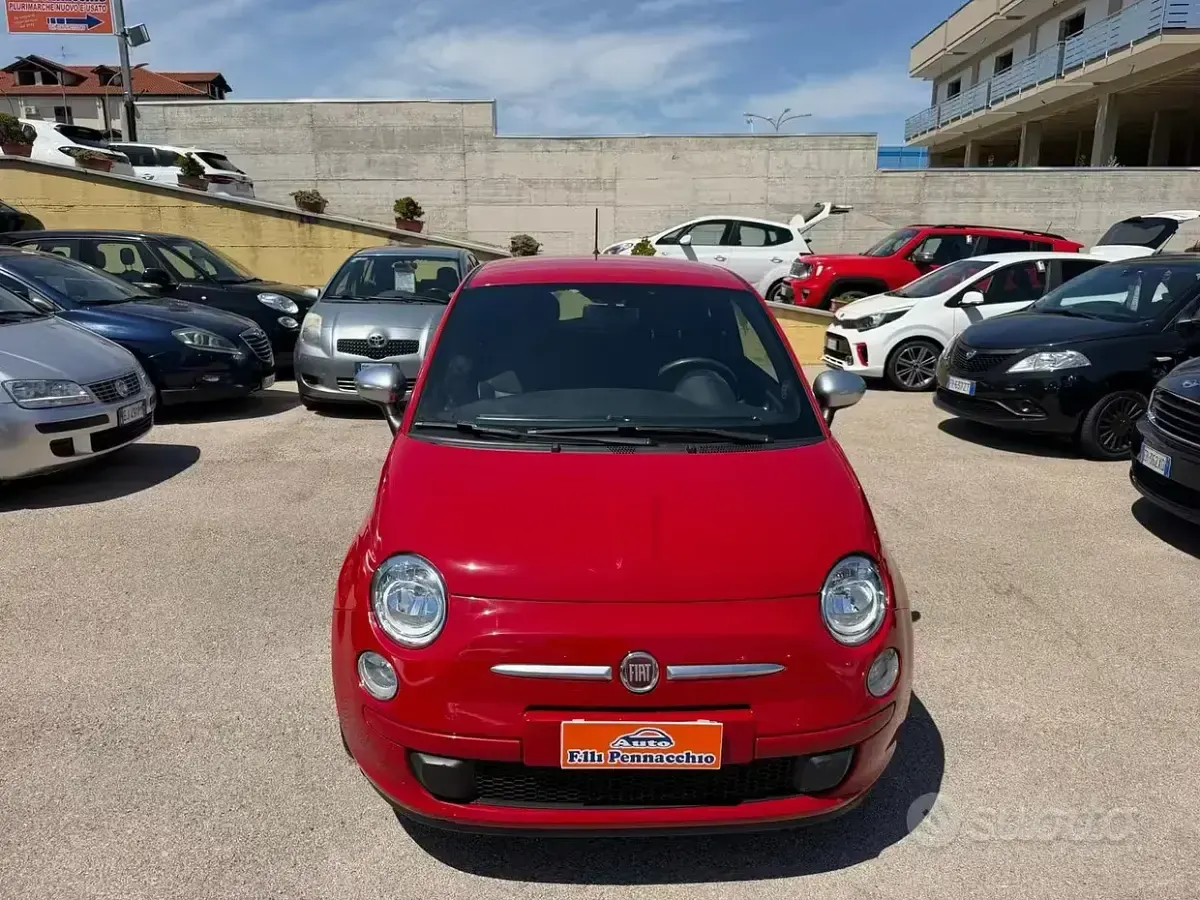 Usata Fiat 500 85 CV (62 kW) 2012 Rosso Berlina