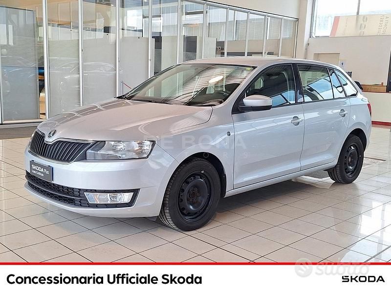 Grigio Usata 2014 Skoda Rapid Ambition Station wagon | 8400 € (Buon prezzo) - Immagine 1/4