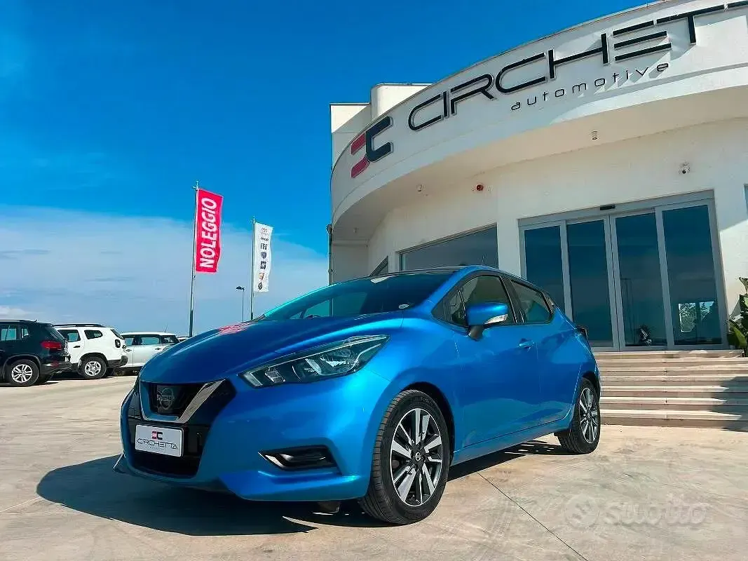 Usata Nissan Micra Visia+ 90 CV (66 kW) 2018 Blu/azzurro Utilitaria