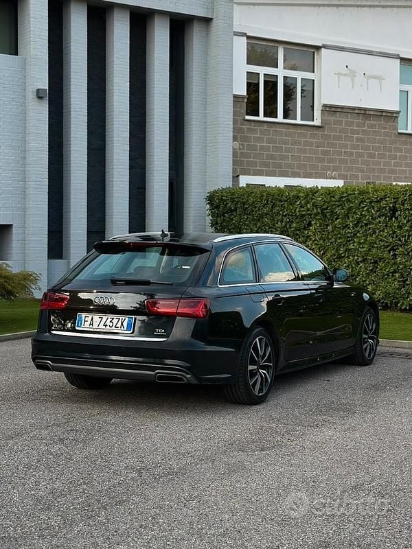 Usata Audi A6 S-Line 218 CV (160 kW) 2015 Nero Station wagon
