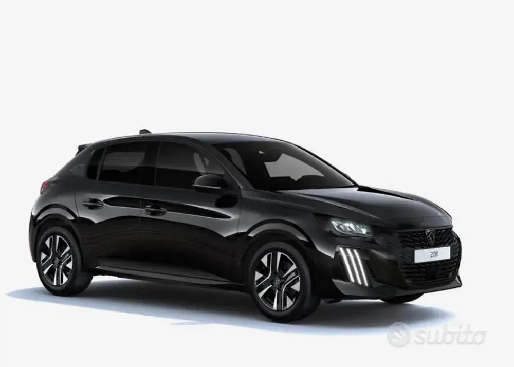 Usata Peugeot 208 Allure 101 CV (74 kW) 2025 Nero Utilitaria