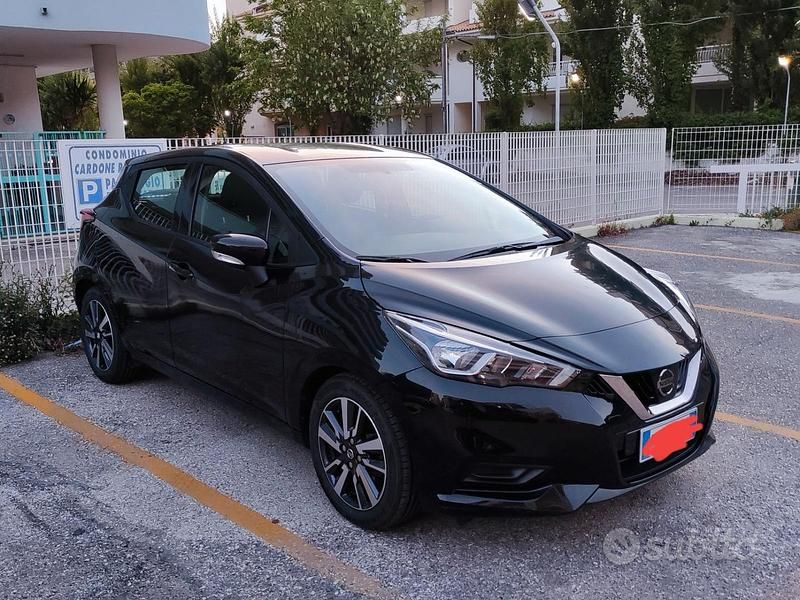 Usata Nissan Micra Acenta 90 CV (66 kW) 2017 Nero Utilitaria