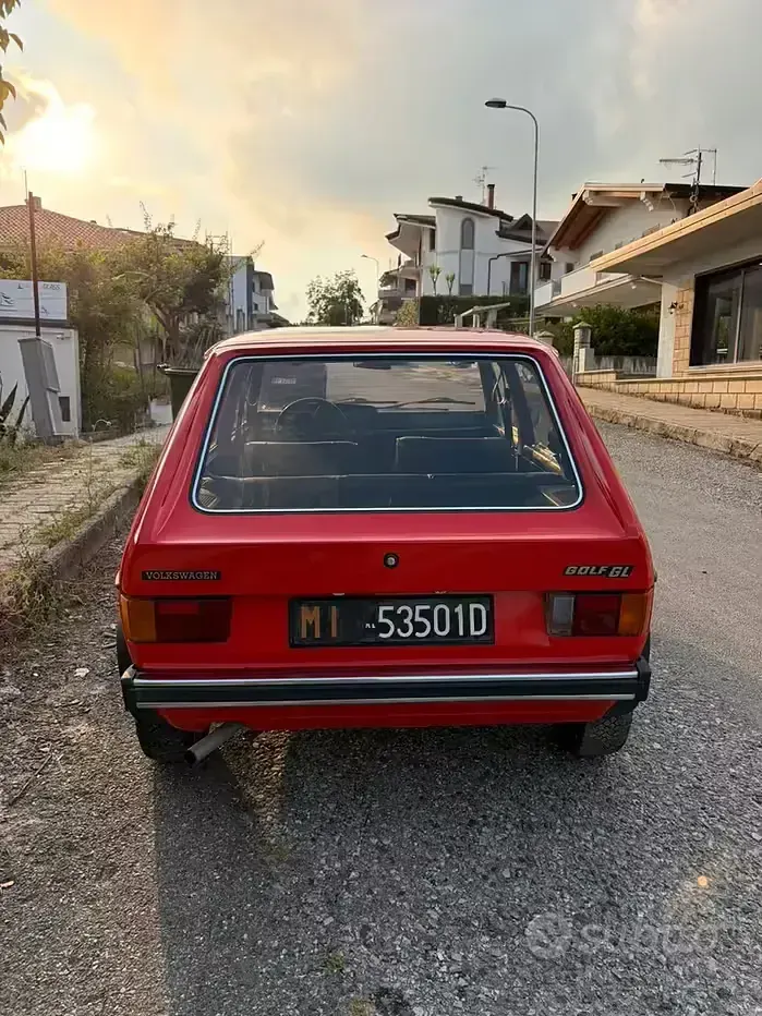 Usata VW Golf 1970 Rosso Berlina