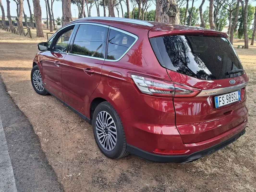 Usata Ford S-MAX Vignale 190 CV (139 kW) 2018 Rosso Monovolume