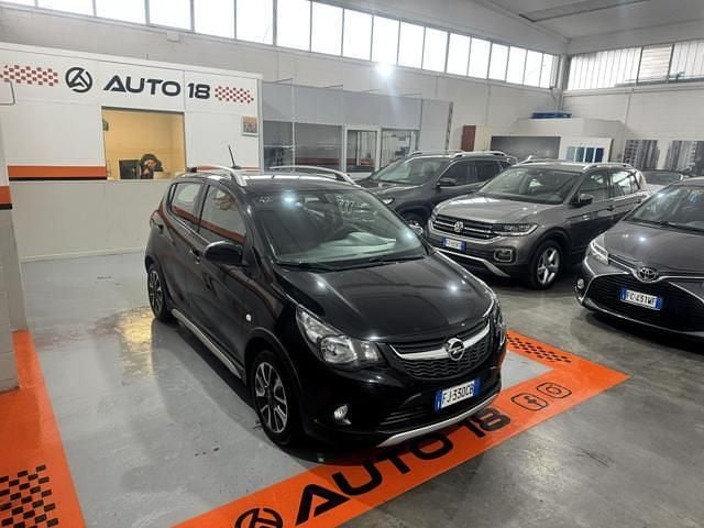 Usata Opel Karl Rocks 75 CV (55 kW) 2017 Nero Utilitaria