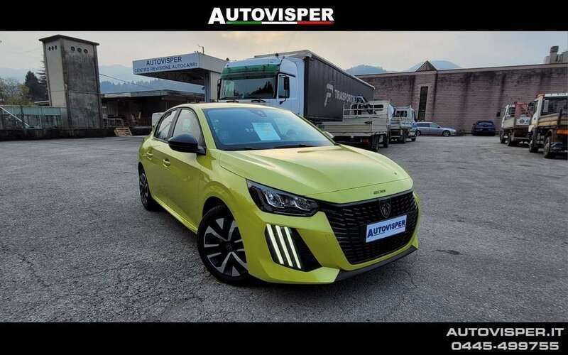 Usata Peugeot 208 Style 101 CV (74 kW) 2024 Giallo Utilitaria