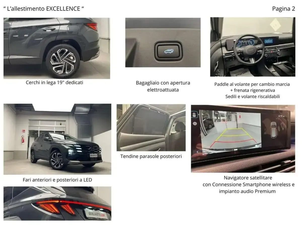 Nuova Hyundai Tucson 160 CV (117 kW) 2025 Grigio SUV