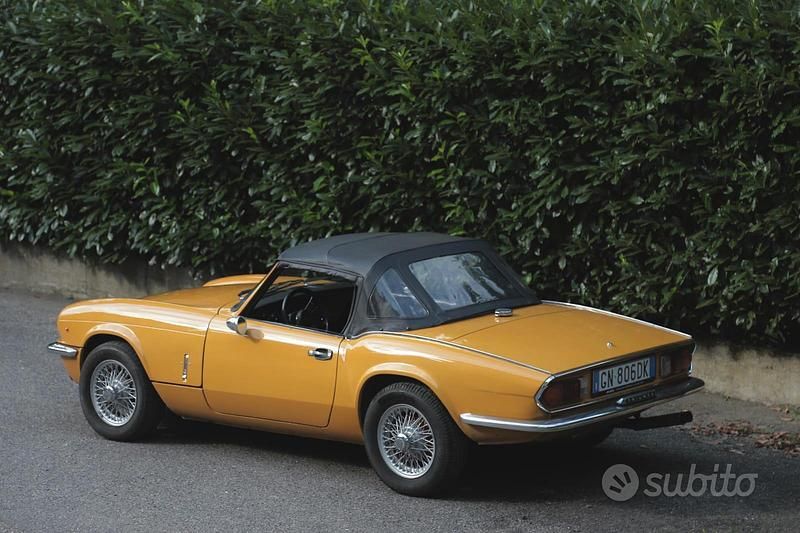Usata Triumph Spitfire 1970 Giallo Cabrio