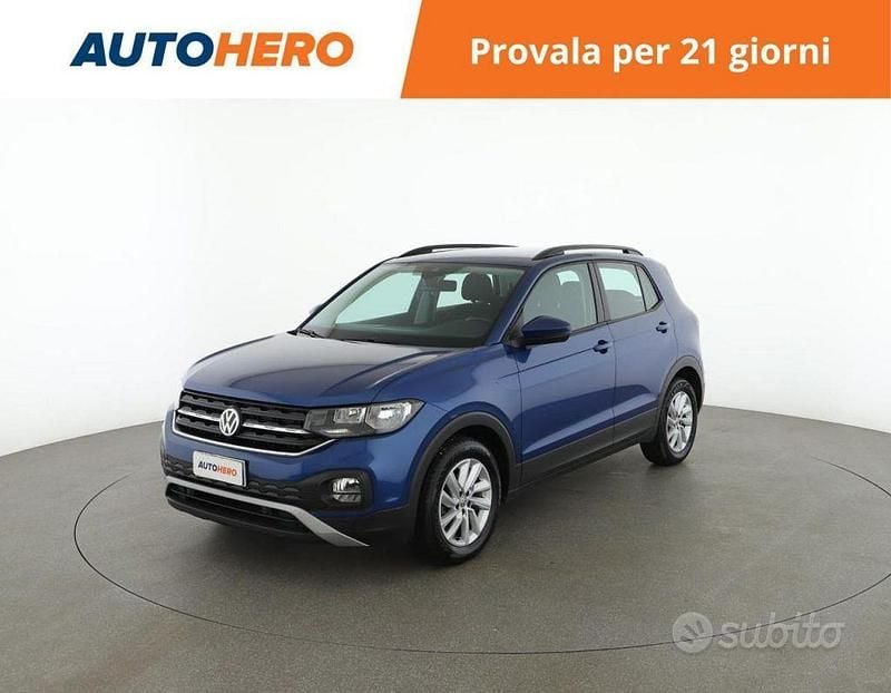 Blu Usata 2019 VW T-Cross Style SUV | 13.999 € (Buon prezzo) - Immagine 1/2