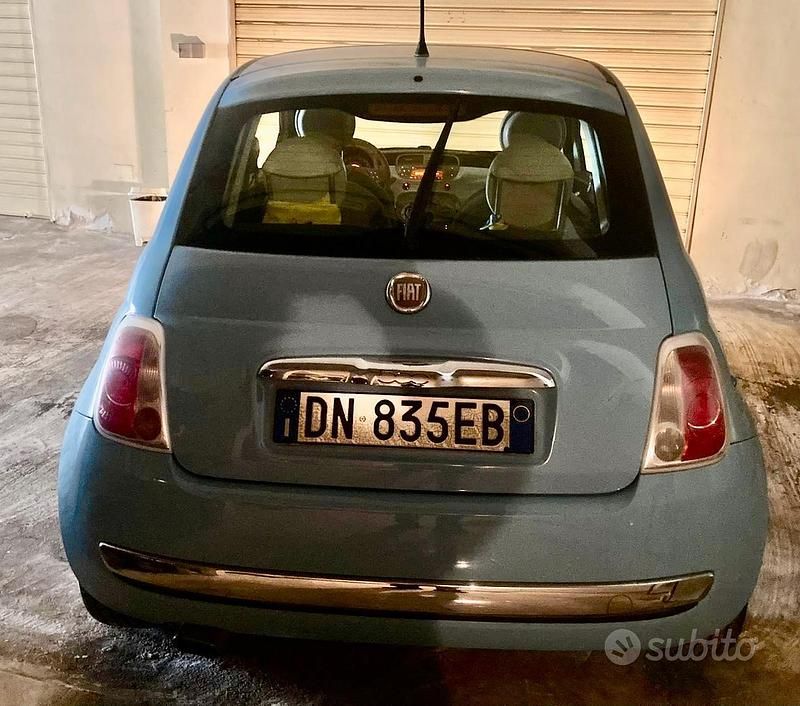 Usata Fiat 500 Lounge 69 CV (50 kW) 2008 Blu Berlina