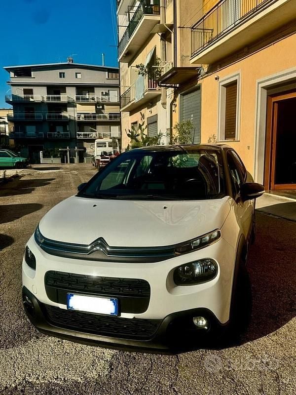 Usata Citroën C3 83 CV (61 kW) 2019 Bianco Berlina