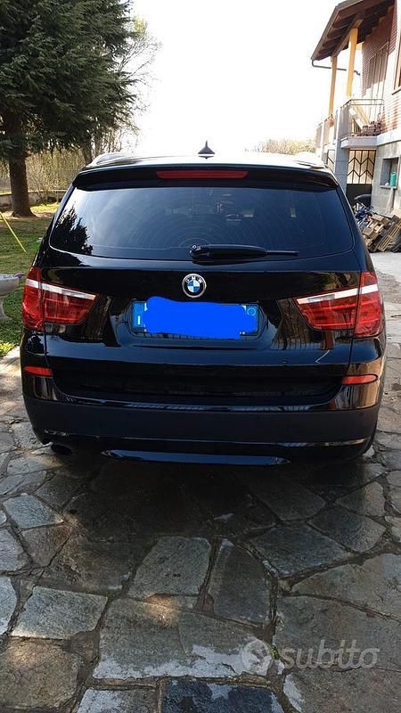 Usata BMW X3 184 CV (135 kW) 2012 Nero SUV