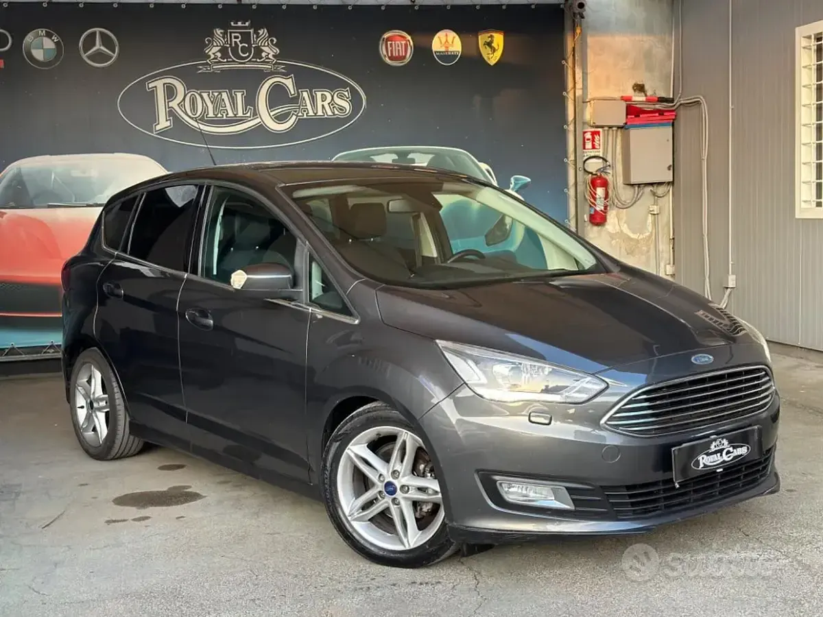 Usata Ford C-MAX Titanium 120 CV (88 kW) 2016 Grigio Monovolume
