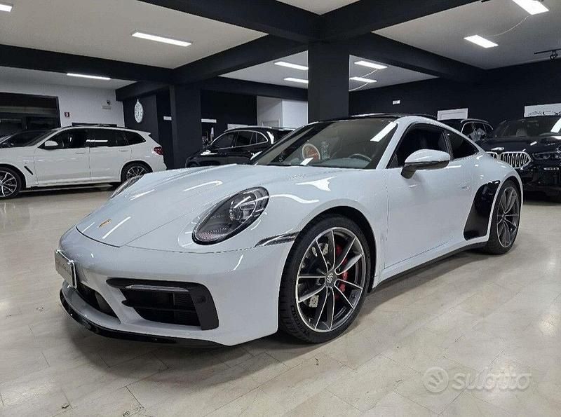 Usata Porsche 911 Carrera 4S Chrono 450 CV (330 kW) 2020 Bianco Coupé