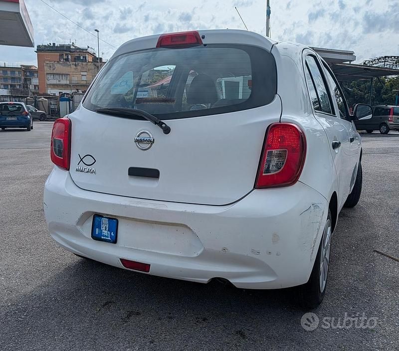 Usata Nissan Micra Acenta 80 CV (58 kW) 2015 Bianco Utilitaria
