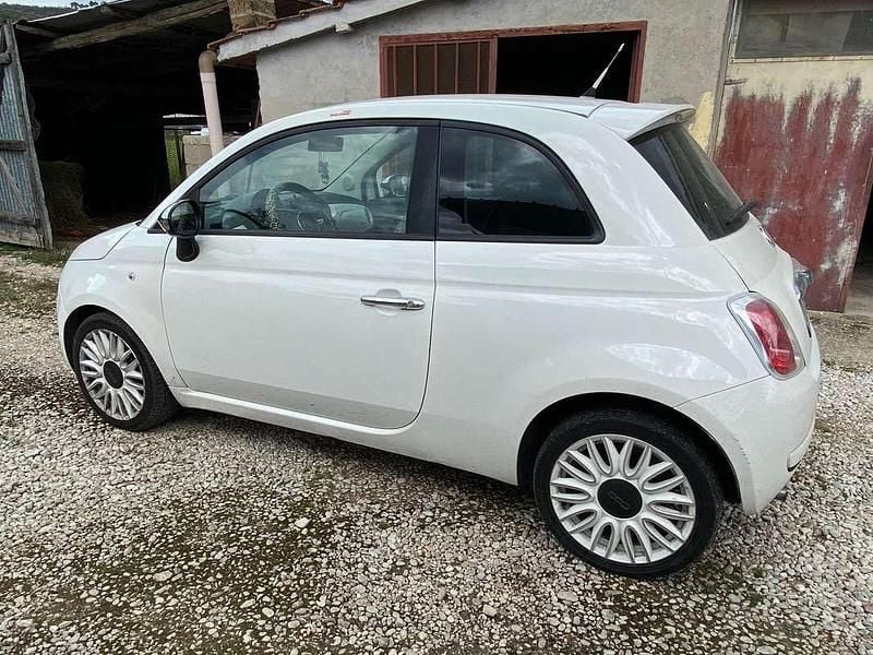 Usata Fiat 500 75 CV (55 kW) 2009 Bianco Cabrio