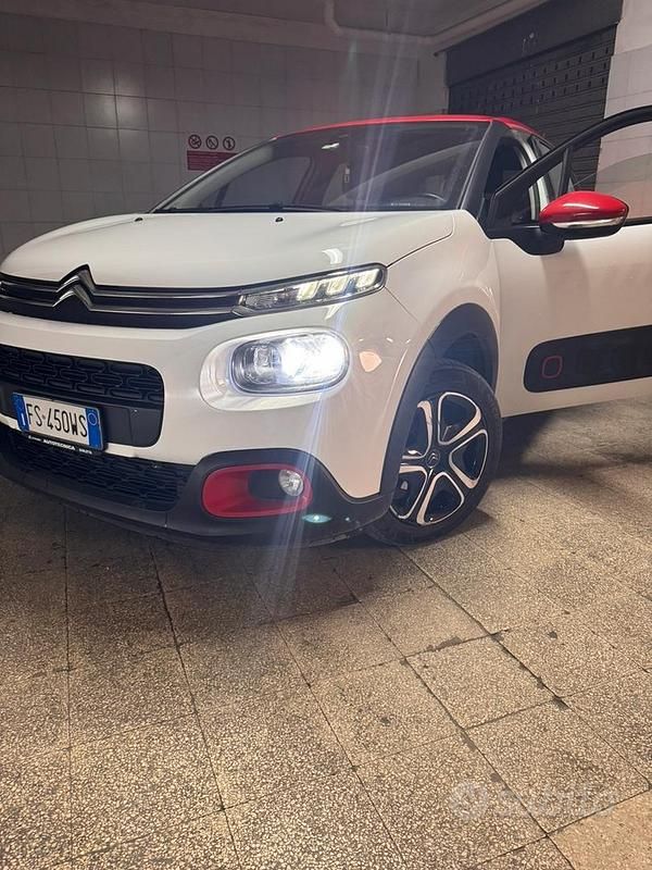 Usata Citroën C3 Shine 102 CV (75 kW) 2018 Bianco Berlina