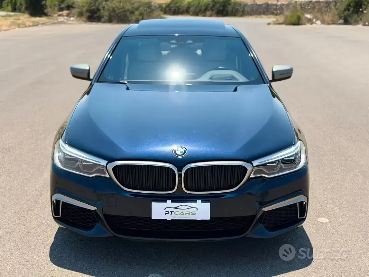 Usata BMW M550 M Sport 400 CV (294 kW) 2018 Blu Berlina