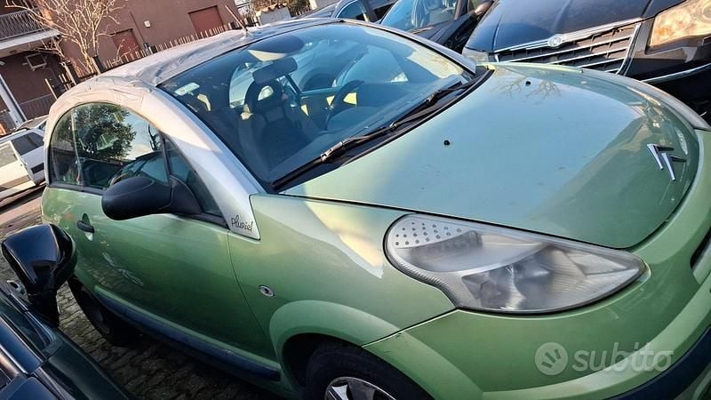Usata Citroën C3 Pluriel 73 CV (53 kW) 2004 Verde Cabrio
