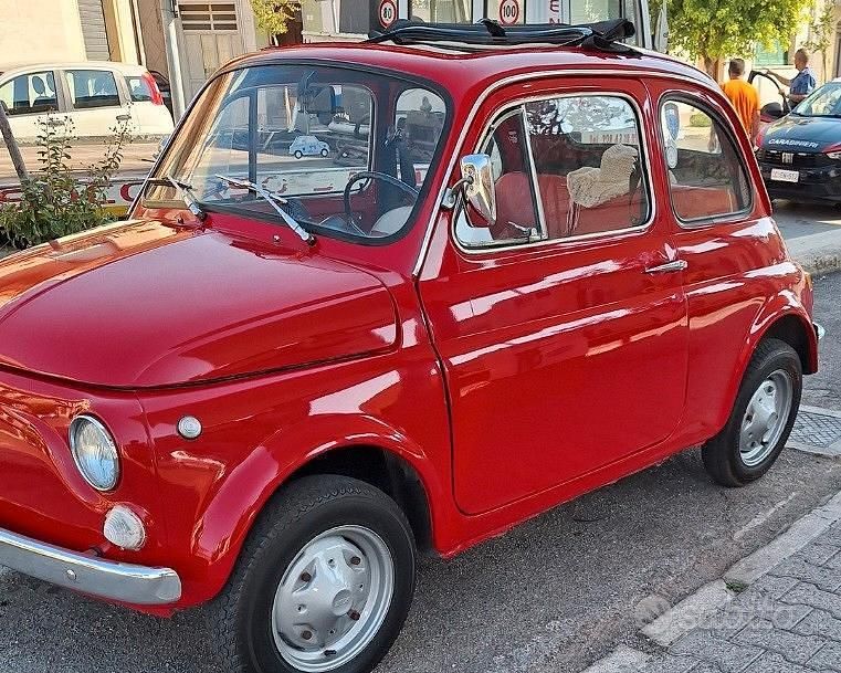 Usata Fiat 500 1970 Rosso Utilitaria