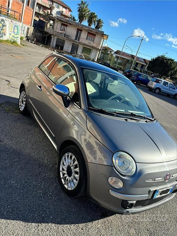 Usata Fiat 500 75 CV (55 kW) 2009 Grigio Cabrio