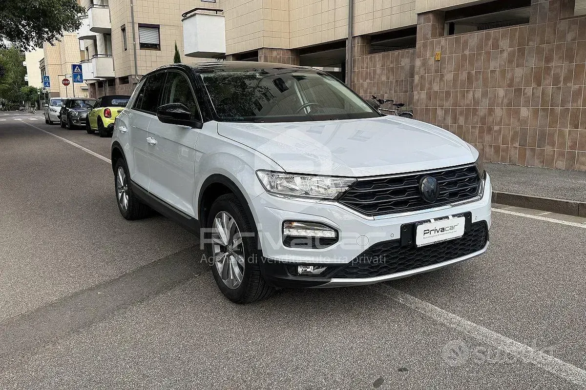Usata VW T-Roc Style 150 CV (110 kW) 2019 Bianco SUV