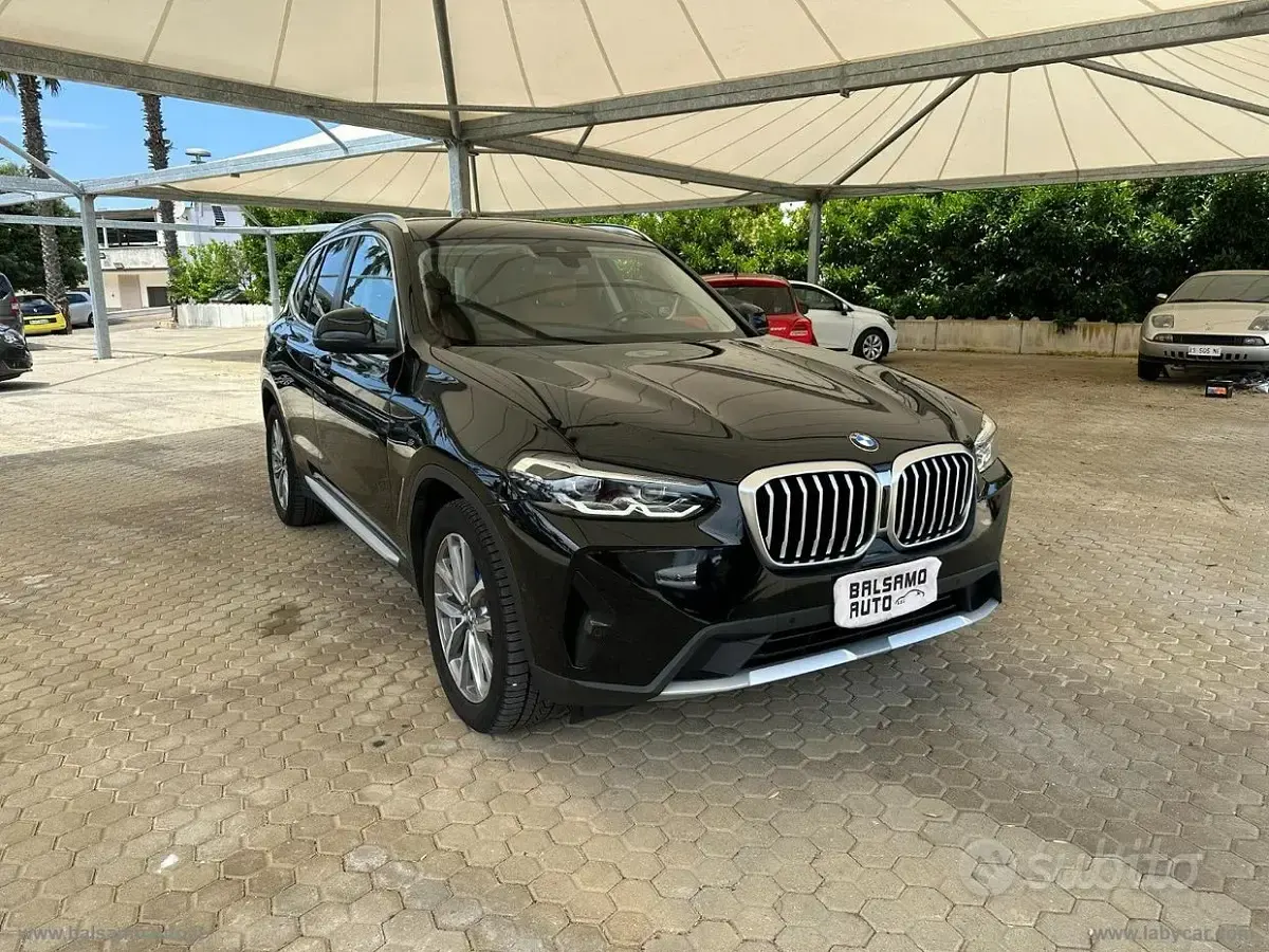 Usata BMW X3 xLine 190 CV (139 kW) 2022 Nero SUV