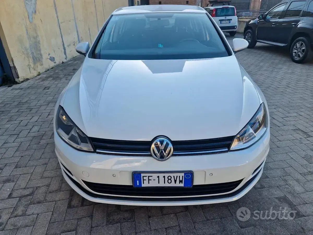 Usata VW Golf VII 90 CV (66 kW) 2016 Bianco Berlina