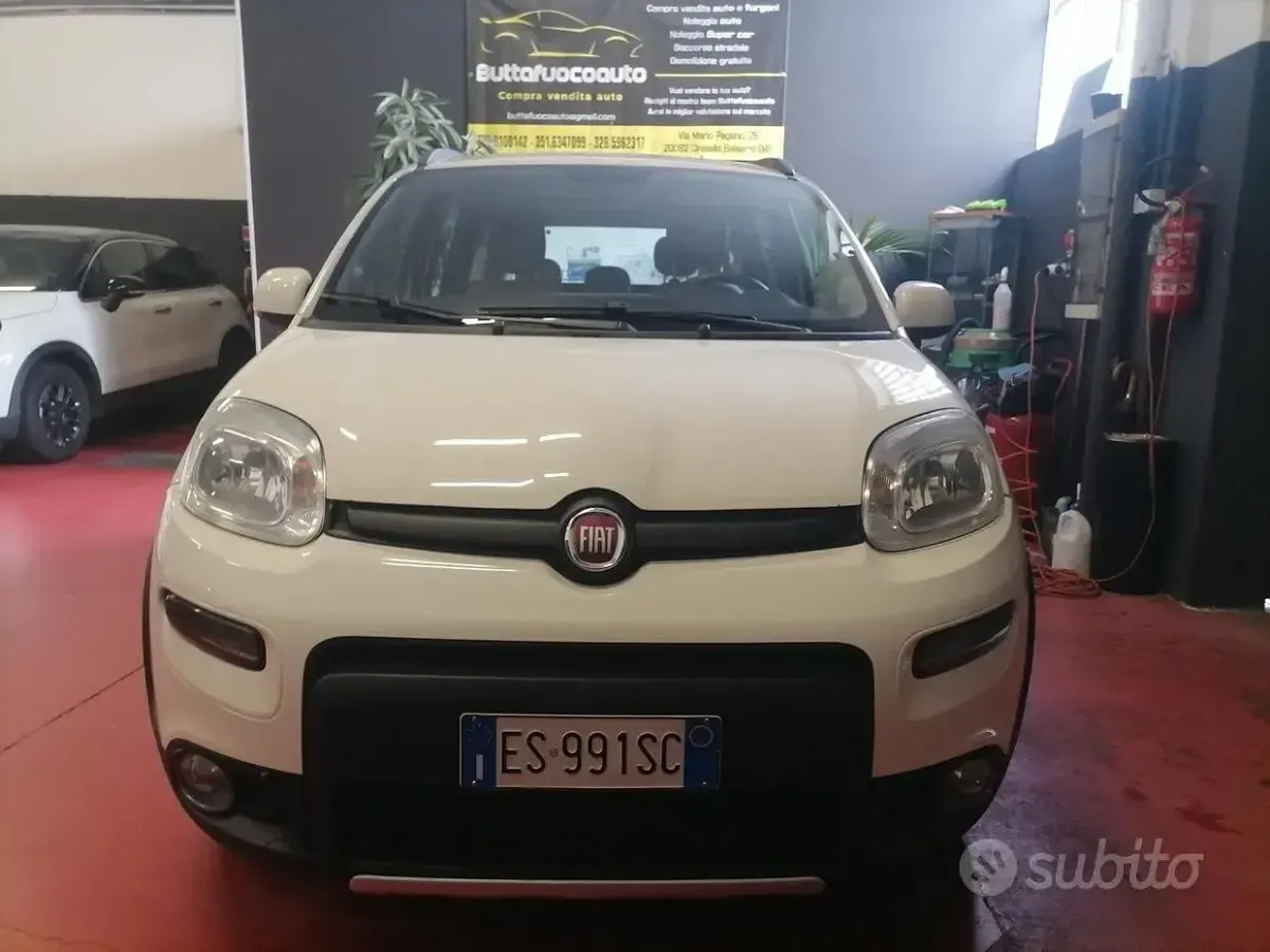 Usata Fiat Panda 4x4 S 75 CV (55 kW) 2013 Bianco Utilitaria