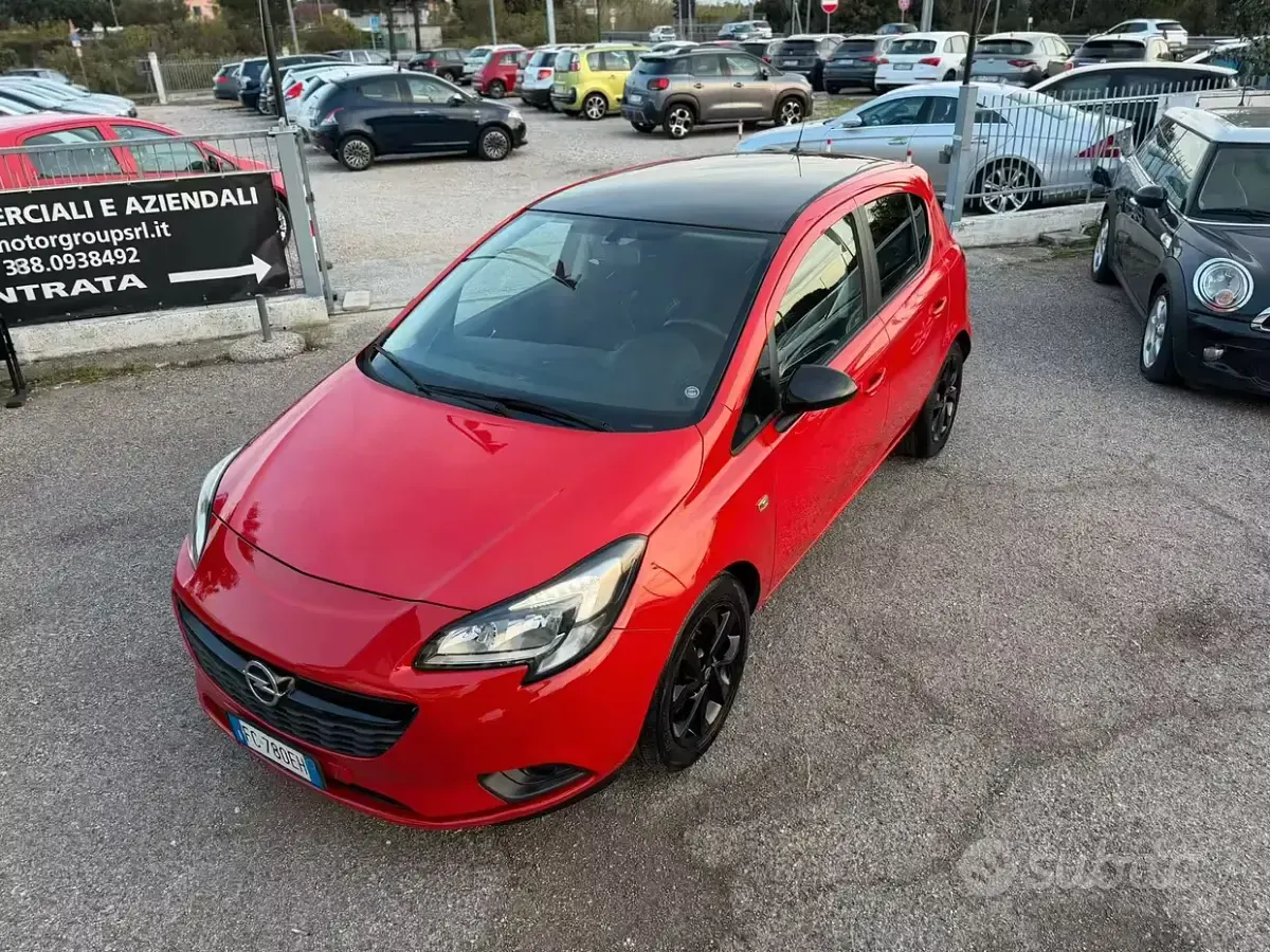 Usado Opel Corsa 90 HP (66 kW) 2016 Vermelho Citadino