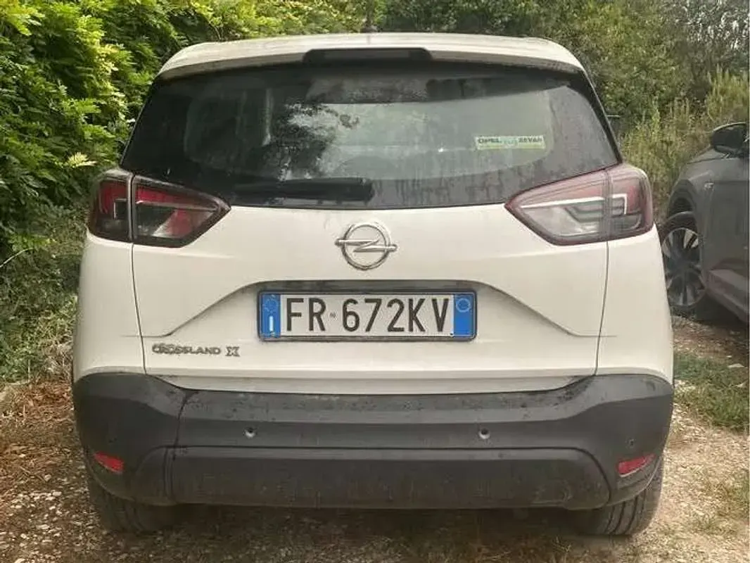 Usata Opel Crossland X 83 CV (61 kW) 2018 Bianco SUV