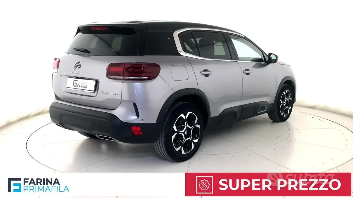 Usata Citroën C5 Aircross 131 CV (96 kW) 2024 Grigio chiaro/tetto nero SUV