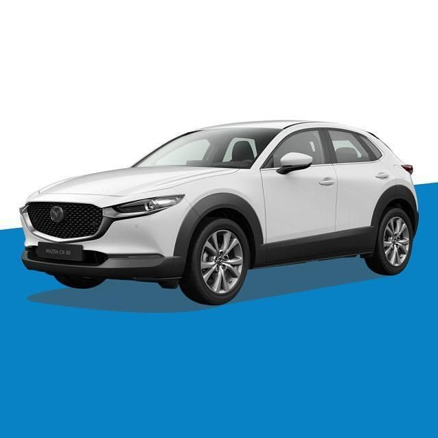 Bianco Nuova 2025 Mazda CX-30 Exclusive-Line SUV | 29.650 € (Buon prezzo) - Immagine 1/2
