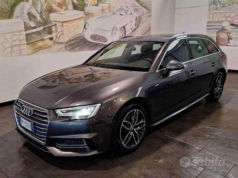 Usata Audi A4 S-Line 150 CV (110 kW) 2018 Grigio daytona Station wagon