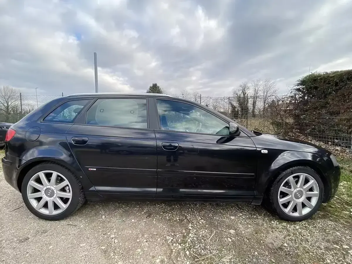 Usata Audi A3 Ambition 170 CV (125 kW) 2007 Nero Utilitaria