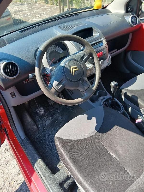 Usata Citroën C1 68 CV (50 kW) 2009 Rosso Utilitaria