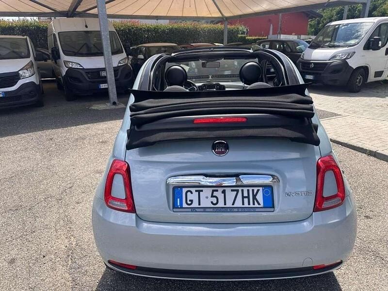 Usata Fiat 500C 70 CV (51 kW) 2024 Verde Cabrio