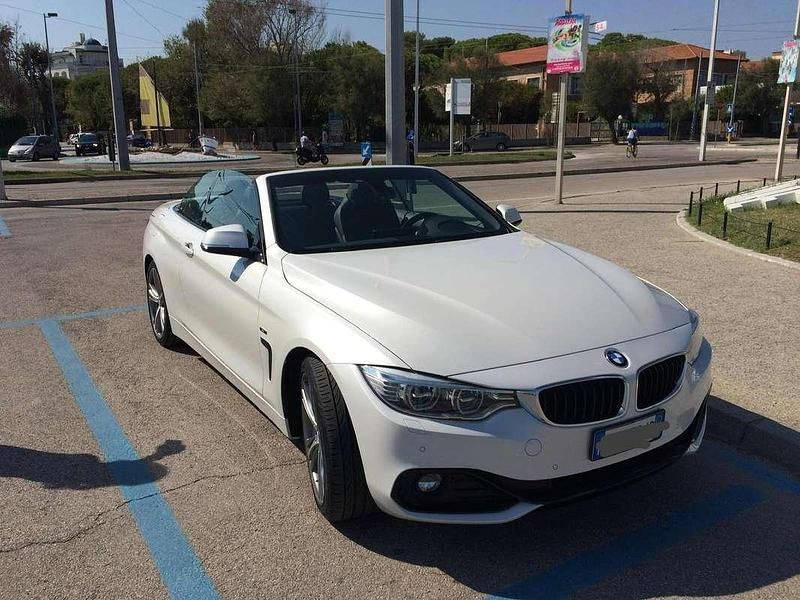 Usata BMW 420 M Sport 184 CV (135 kW) 2014 Bianco Cabrio