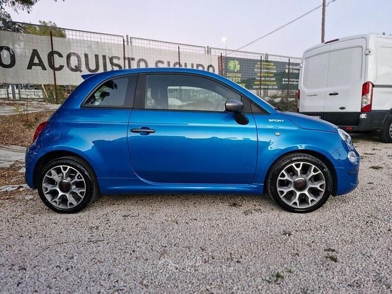 Usata Fiat 500 Sport 70 CV (51 kW) 2021 Blu Berlina