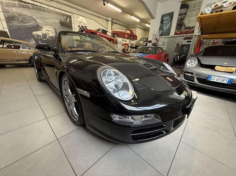 Usata Porsche 997 355 CV (261 kW) 2007 Nero Cabrio