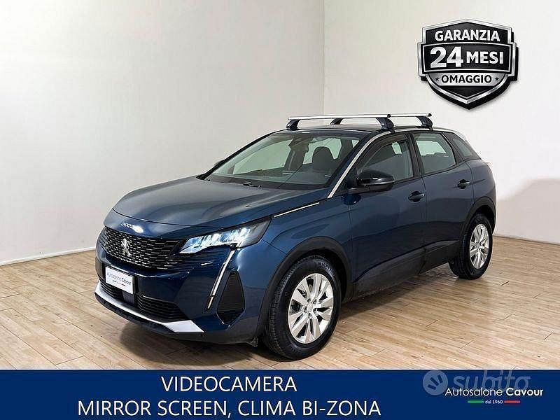 Usata Peugeot 3008 Active 131 CV (96 kW) 2022 Blu/azzurro SUV